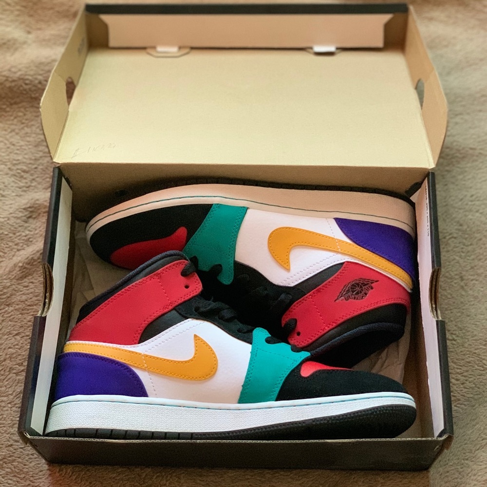 Jordan 1 Mid Bred Multi-Color (GS)